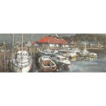 William Sinclair (Scottish 1930-1997) ARR Framed watercolour 'Harbour Scene - Rothesay'
