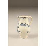 18th century, Liverpool porcelain cream jug, circa 1775-85 John Penington profile bud pattern