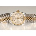 Gents Rolex Oyster perpetual Datejust superlative chronometer wristwatch, silvered dial with hour