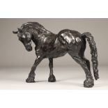 Siobhan Bulfin (Irish) Bronze sculpture, signed No8/9 'The Shire' Length 52cm, Height 40cm ARR