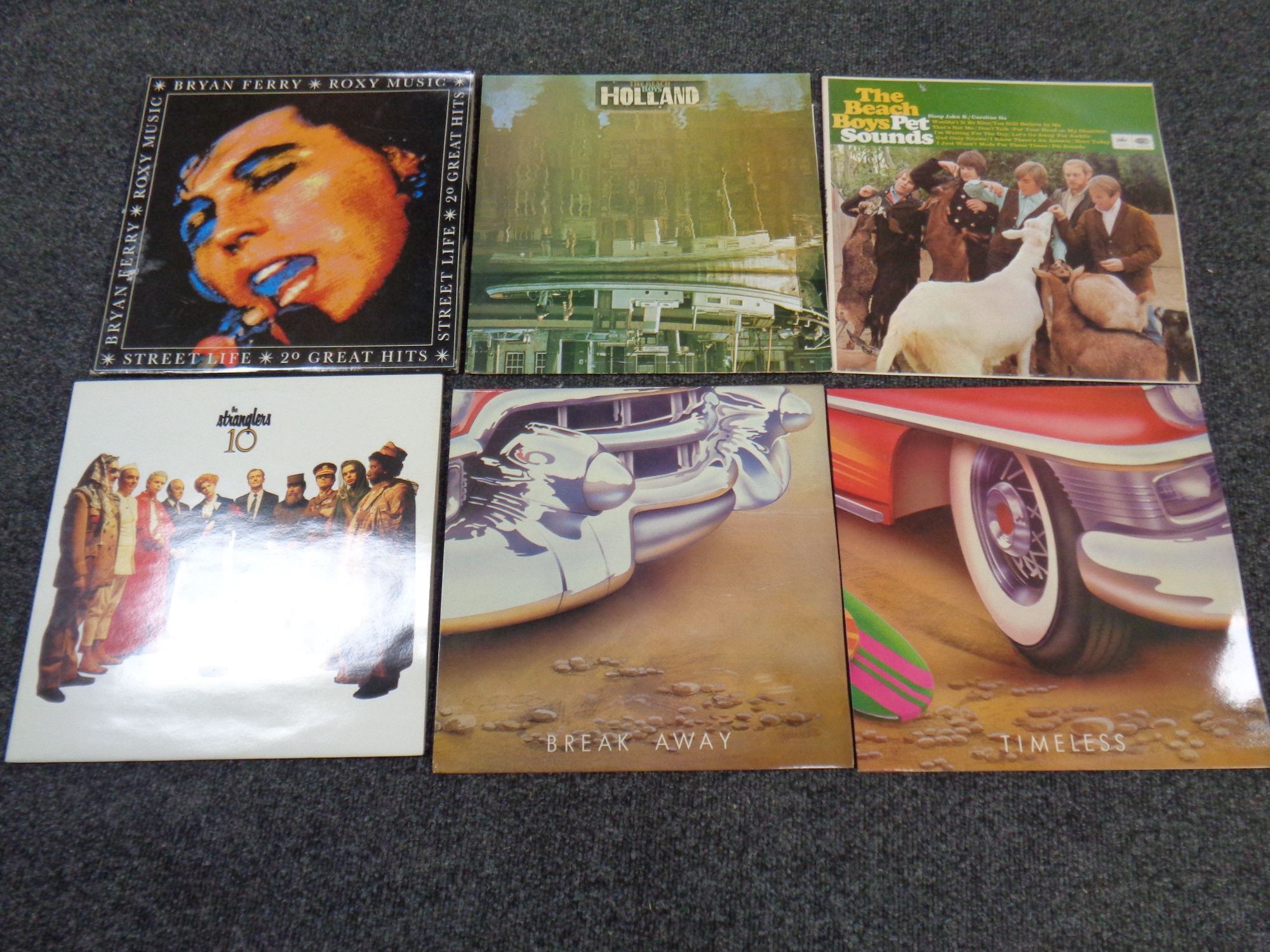 A box of a large quantity of vinyl LP's to include many albums by The Beatles, The Rolling Stones, - Image 7 of 9