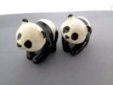Two Beswick figures, panda cub No.