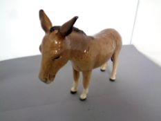 A Beswick figure, Donkey No.