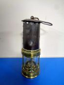 A vintage Patterson miner's lamp