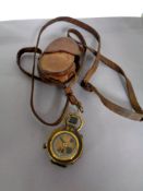 A WWI British army officer's compass by J Hicks of London, no.