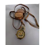 A WWI British army officer's compass by J Hicks of London, no.