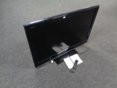 A Sony Bravia 40 inch LCD TV with remote