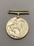 A 1914-1918 WWI medal awarded to D Berry