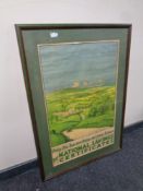 A Norman Wilkinson framed poster for National Savings certificates