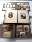 Three late 19th/early 20th century photograph albums containing monochrome photographs