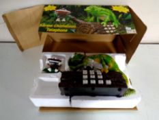 A novelty Karma Chameleon telephone,