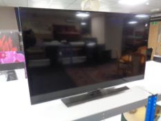 A Samsung UHD Evolution UE50 HU6900 TV with lead (no remote)