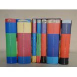 Eight Harry Potter hardback volumes