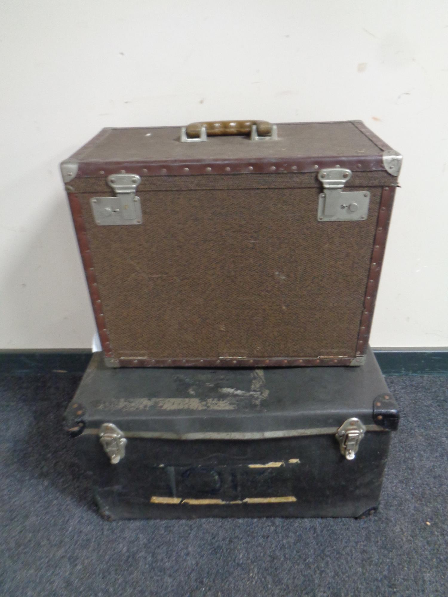 Two vintage cases