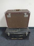 Two vintage cases