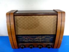 A 20th century GEC valve radio