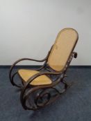 A Bentwood rocking chair