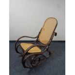 A Bentwood rocking chair