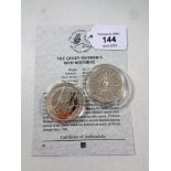 Two Royal Mint Historic Coins of Great Britain,