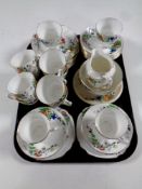 A 39 piece Royal Albion bone china tea service