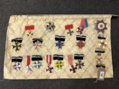 Approximately eighteen reproduction medals and badges of Russian/ Eastern European interest (18)