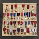 Approximately thirty-seven reproduction medals and badges of Russian/ Eastern European interest