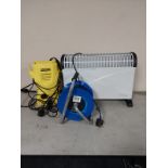 A box containing Karcher pressure washer,