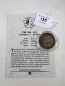 A Royal Mint Historic Coins of Great Britain 1820 George III Crown,