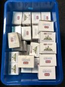 A box containing a large quantity of souvenir St Paul's Cathedral models,