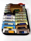 A tray containing 22 assorted die cast vehicles to include Darling Buds of May, RSPCA,