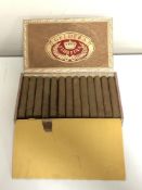 A box of Geldera Delmonicos cigars