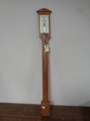 A continental mercury stick barometer