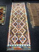 A Choli Kilim runner,