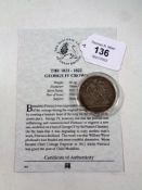 A Royal Mint Historic Coins of Great Britain 1821-1822 George IV Crown,