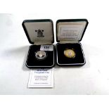 Two Royal Mint silver proof two pound coins, 1999 Rugby World Cup,