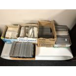 Five boxes containing a very large quantity of antiquarian postcards