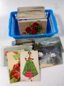 A collection of early 20th century postcards