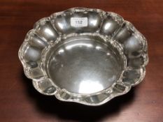 A silver bowl, Birmingham 1968, diameter 23 cm CONDITION REPORT: 457g.