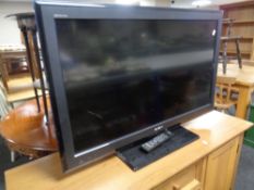 A Sony Bravia 37'' LCD TV with remote