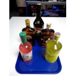 A tray containing one bottle of Bailey's Original Irish Cream 1L,