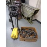 A Karcher 280 pressure washer with hose