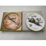 A Royal Doulton Vickers Super Marine Spitfire limited edition plate with box and certificate