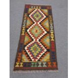 A Maimana kilim runner,