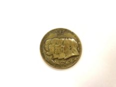 A Victorian commemorative coin 1837- 1897 Four Generations of the British Royal Family