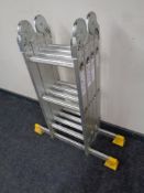 Set of aluminium multi function ladders