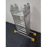 Set of aluminium multi function ladders