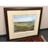After Graeme Baxter : Tenth Hole Turnberry, limited edition colour print signed by the artist,