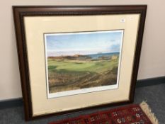 After Graeme Baxter : Tenth Hole Turnberry, limited edition colour print signed by the artist,