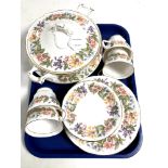 Fourteen pieces of Paragon Country Lane tea china