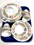 Fourteen pieces of Paragon Country Lane tea china